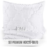 Set prodloužené přikrývky a polštáře Premium140x220 90x70 EMI