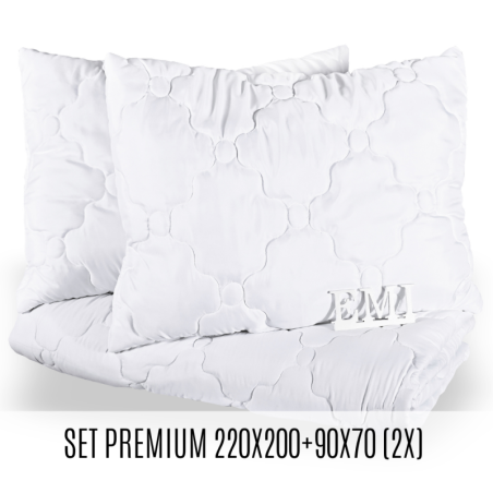 Set manželské přikrývky a polštářů Premium 220x200 + 90x70 (2x) EMI