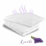 Levandulový set přikrývky a polštáře 140x200 + 70x90 Harmony EMI