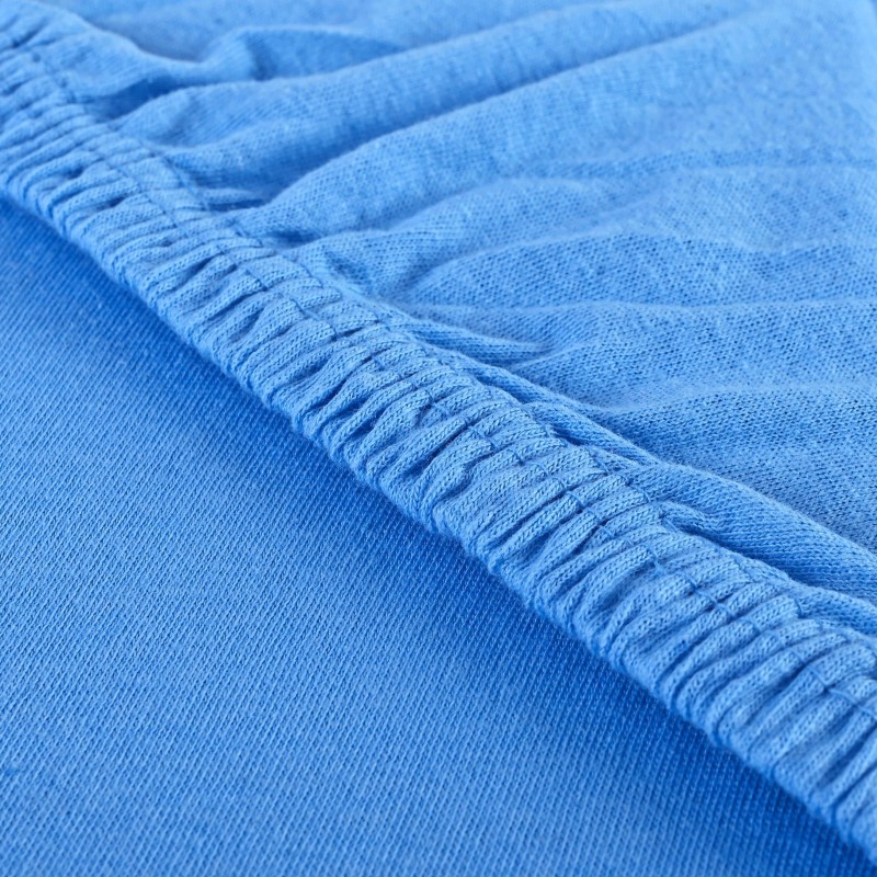Prostěradlo modré jersey EMI 3