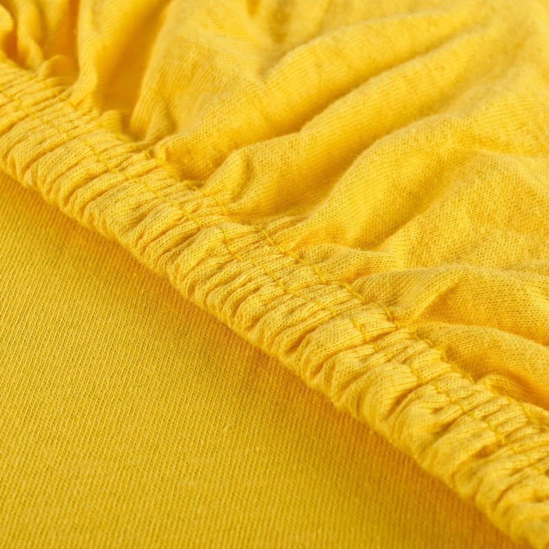 Prostěradlo světle žluté jersey EMI 3