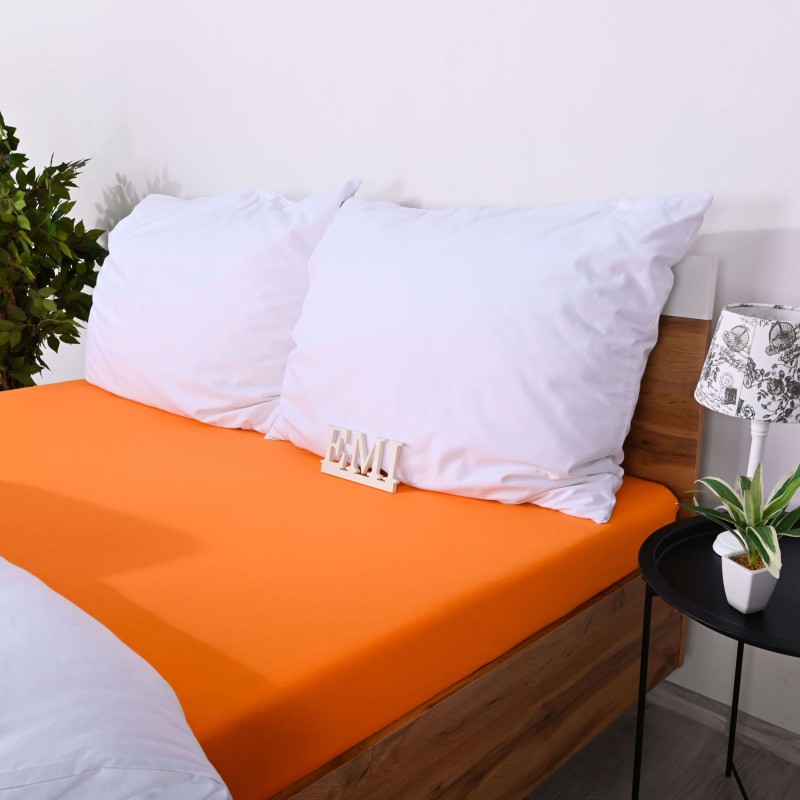 Prostěradlo oranžové jersey EMI 5