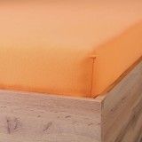 Prostěradlo oranžové meruňkové jersey EMI