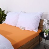 Prostěradlo oranžové meruňkové jersey EMI