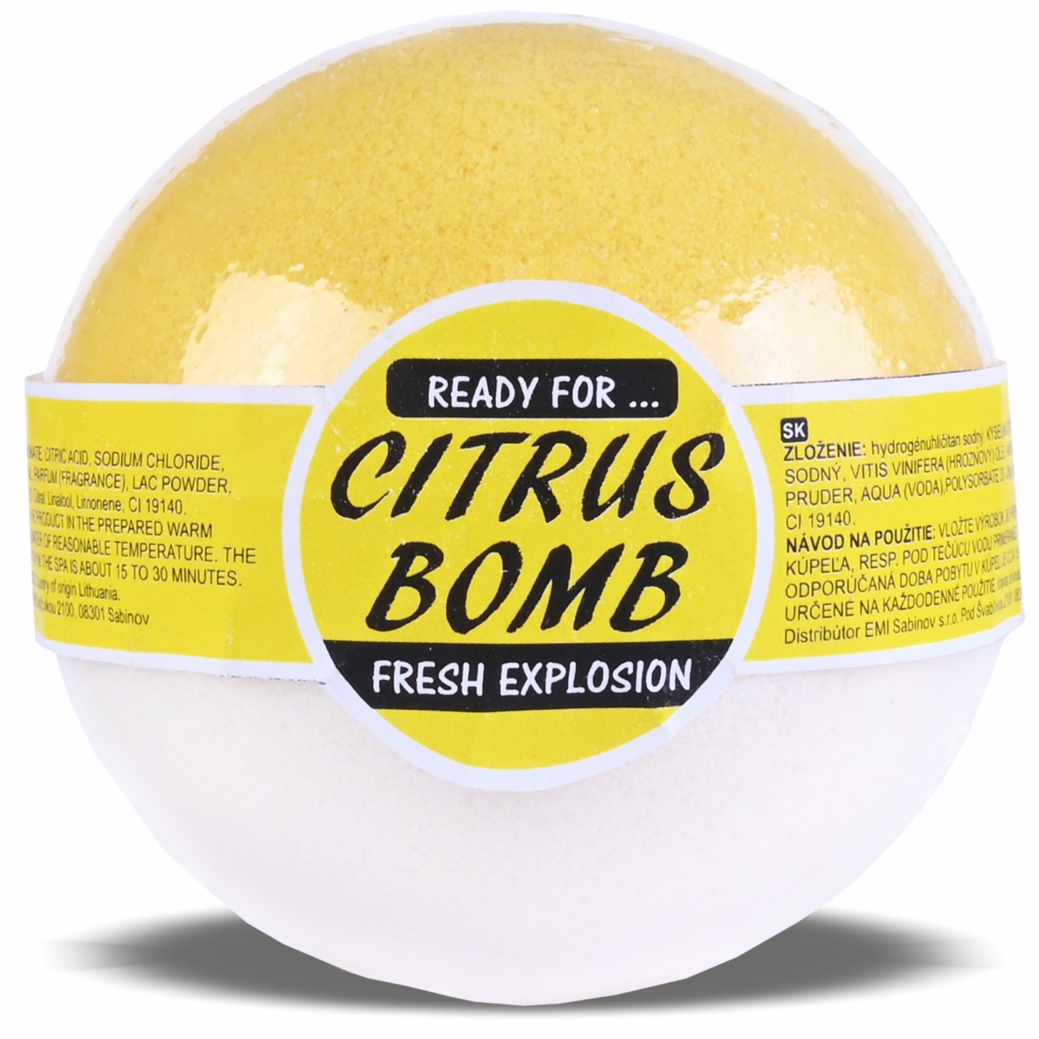 Bomba do koupele Citrus 125 g