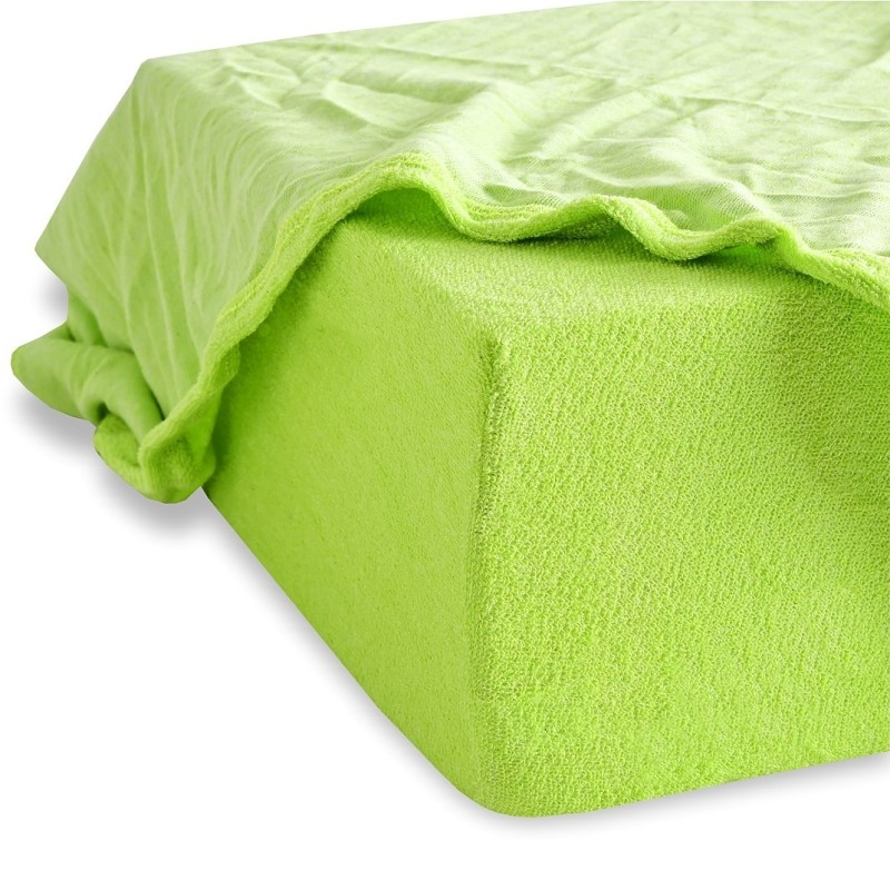 Prostěradlo zelené froté EMI 3