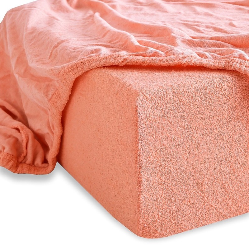 Prostěradlo meruňkové froté EMI 3