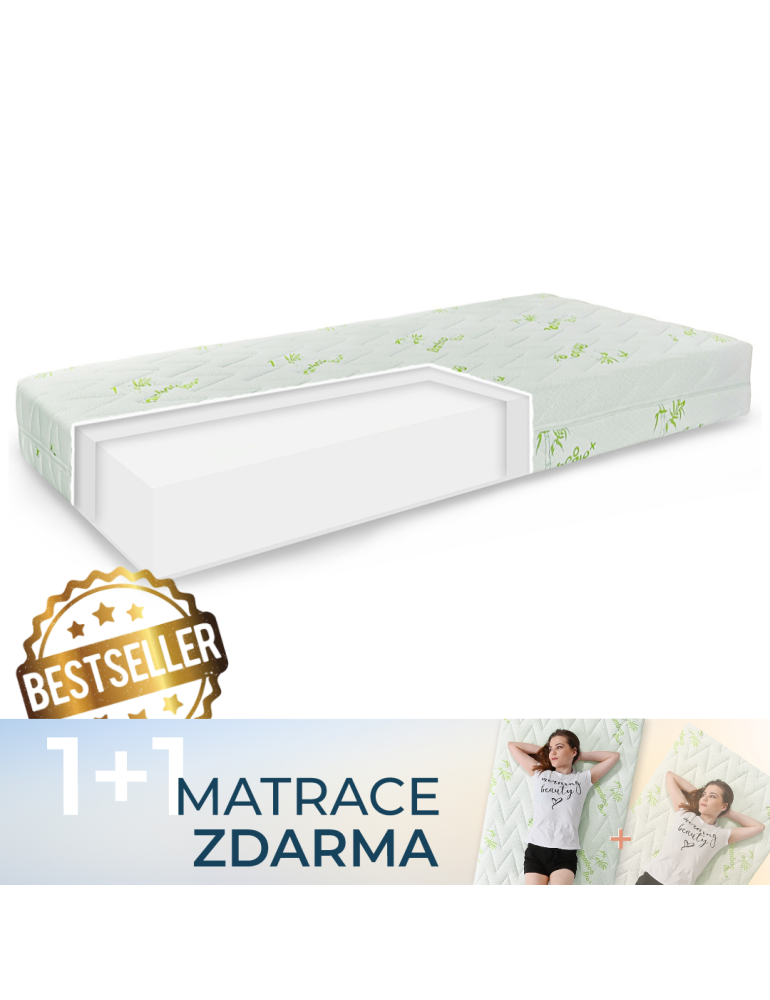 Matrace Comfort Bamboo EMI 1+1 ZDARMA