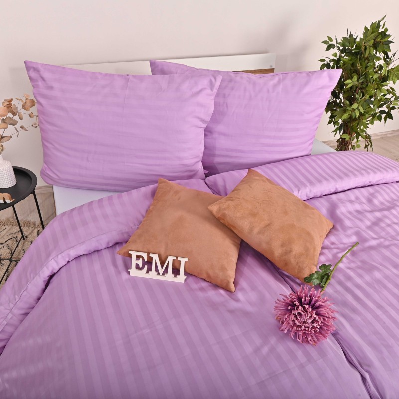 Povlečení damaškové fialové EMI 3