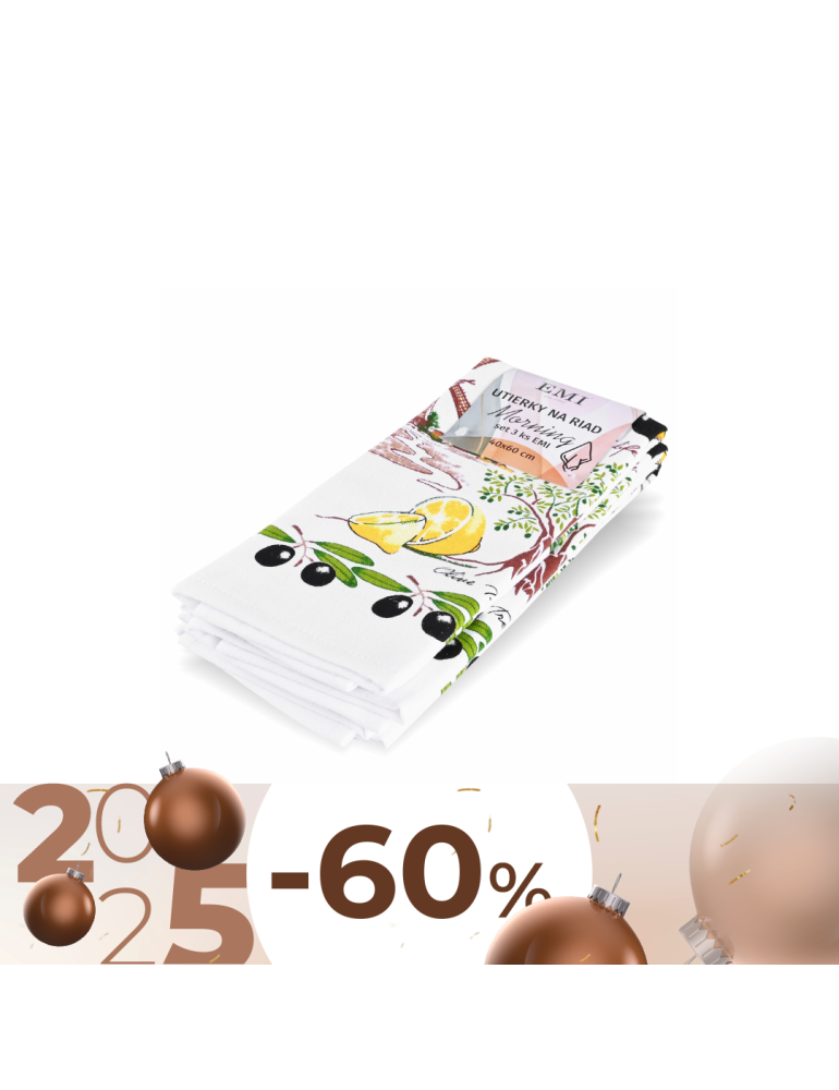 Utěrky na nádobí Olive set 3 ks EMI