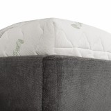 Čalouněná postel ZEFIRA + lamelový rošt + matrace EMI