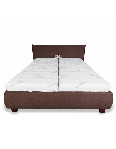 Čalouněná postel VALERIA LUX + lamelový rošt + matrace EMI
