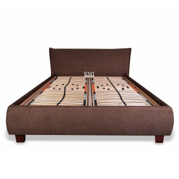 Čalouněná postel VALERIA LUX + lamelový rošt + matrace EMI