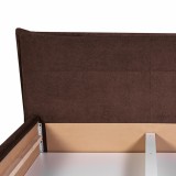 Čalouněná postel VALERIA LUX + lamelový rošt + matrace EMI