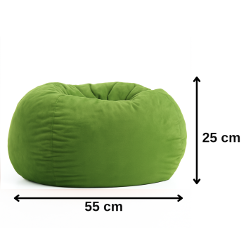 Sedací vak lenoch zelený EMI