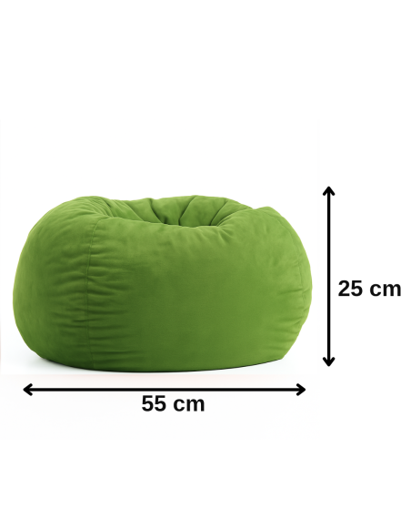 Sedací vak lenoch zelený EMI