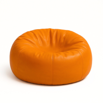 Sedací vak koule oranžová EMI