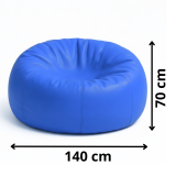 Sedací vak koule modrá EMI