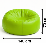 Sedací vak koule limetková EMI