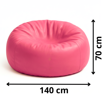 Sedací vak koule růžová EMI