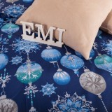 Vánoční bavlněné povlečení Magic blue EMI