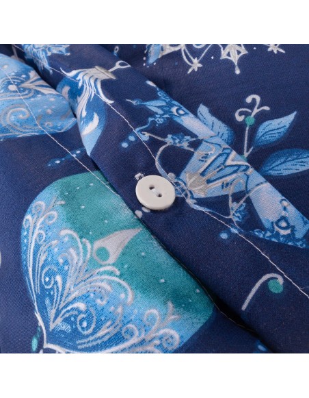 Vánoční bavlněné povlečení Magic blue EMI