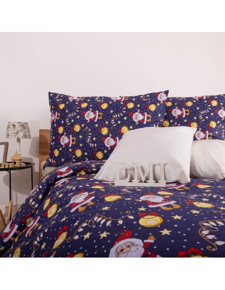 Vánoční bavlněné povlečení Mikuláš EMI