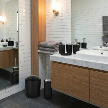 Sada doplňků do koupelny Levi černá EMI