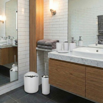 Sada doplňků do koupelny Levi bílá EMI