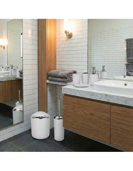 Sada doplňků do koupelny Levi bílá EMI