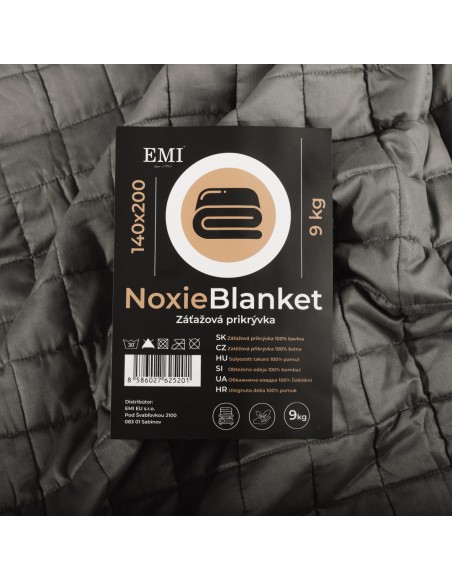 Zátěžová přikrývka NoxieBlanket 9kg 140x200 cm EMI