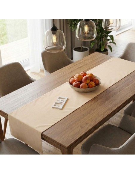 Běhoun na stůl meruňkový 160x36 cm EMI