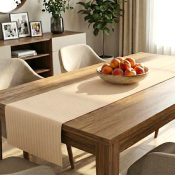 Běhoun na stůl meruňkový 160x36 cm EMI