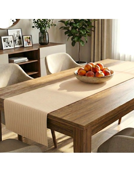 Běhoun na stůl meruňkový 160x36 cm EMI