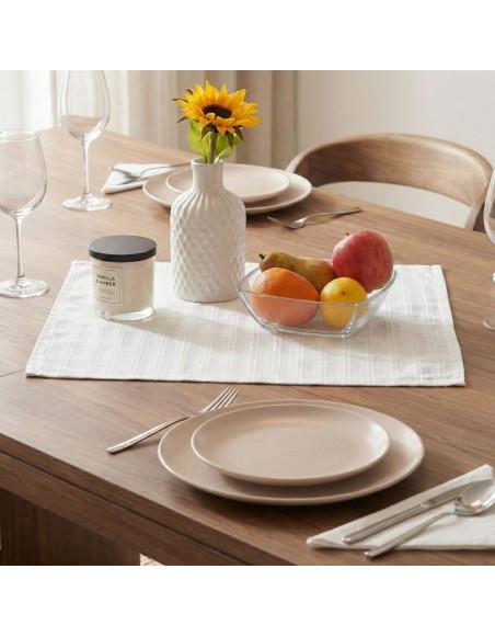 Ubrus na stůl 40x40 bílý Eden EMI