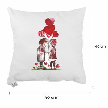 Dekorační polštář First Love 40x40 cm EMI