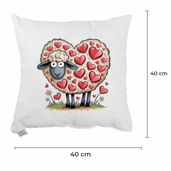 Dekorační polštář Lovely Sheep 40x40 cm EMI