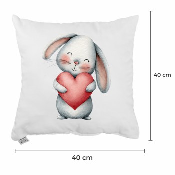 Dekorační polštář Bunny Love 40x40 cm EMI