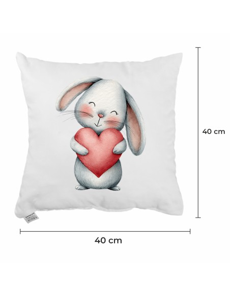 Dekorační polštář Bunny Love 40x40 cm EMI