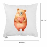 Dekorační polštář Teddy Love 40x40 cm EMI
