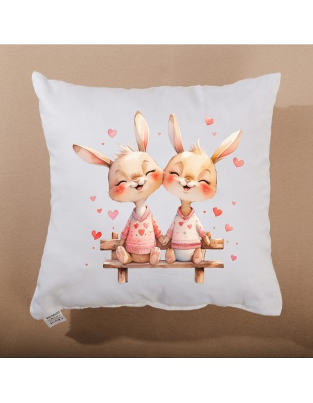 Dekorační polštář Bunny Together 40x40 cm EMI