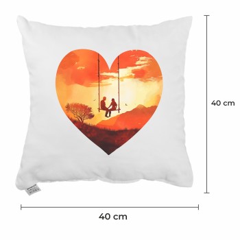 Dekorační polštář Sunset Love 40x40 cm EMI
