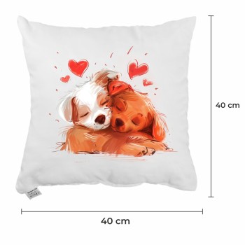 Dekorační polštář Puppy Love 40x40 cm EMI