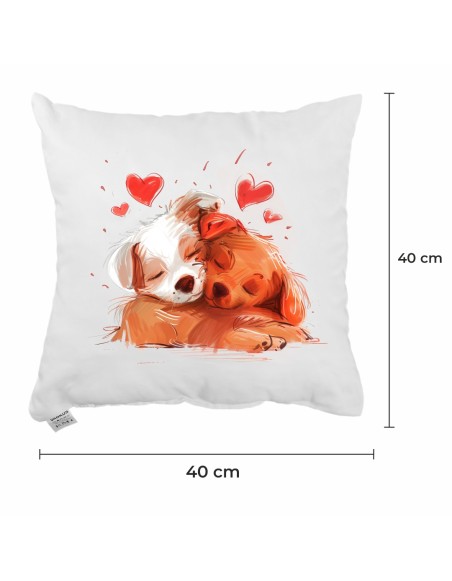 Dekorační polštář Puppy Love 40x40 cm EMI