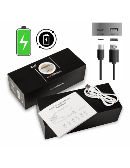 Masážní maska na oči NoxieDream EMI