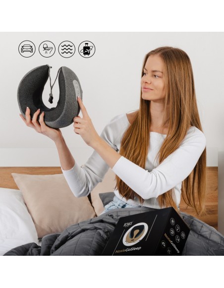 Cestovní masážní polštář NoxieGoSleep EMI