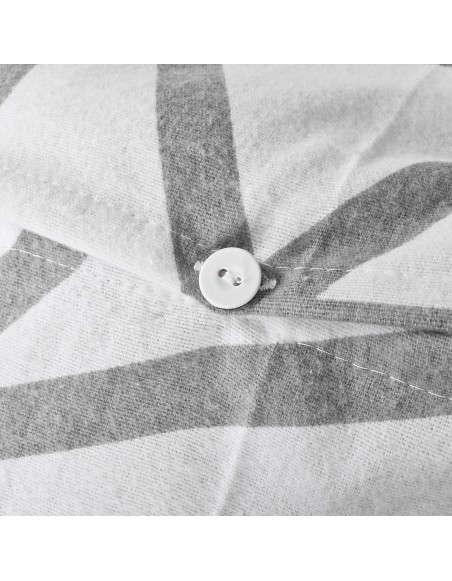 Flanelové povlečení Helsinki bílé EMI