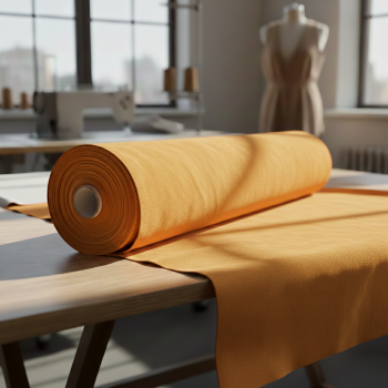 Metráž_semiš_oranžový_EMI