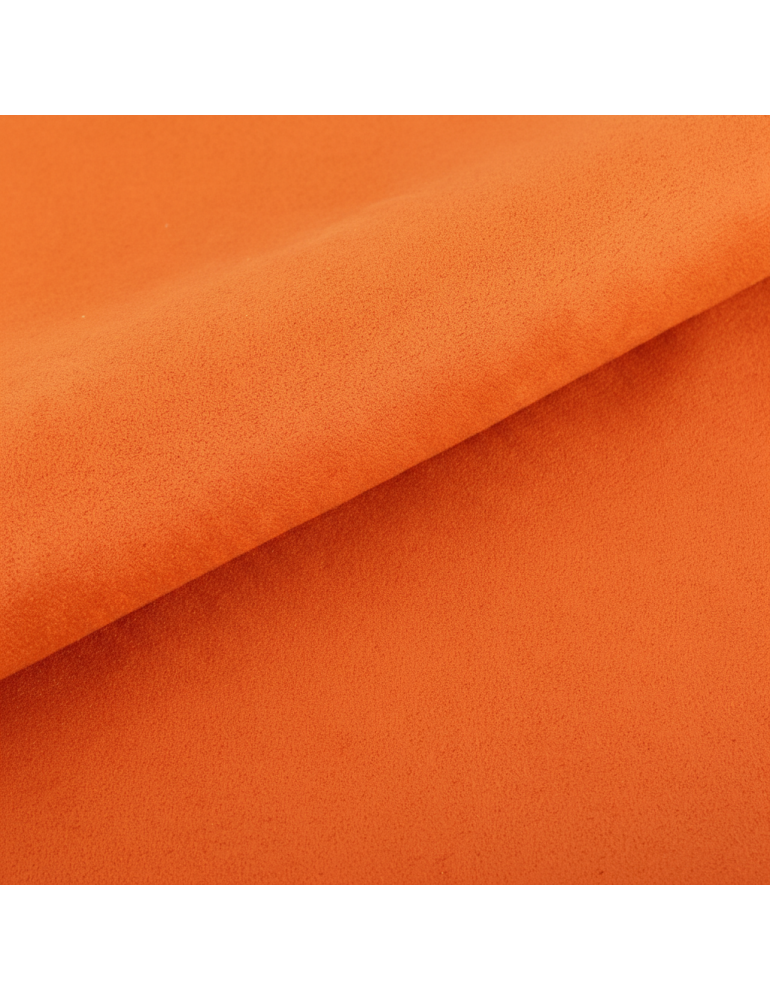 Metráž_semiš_oranžový_EMI_pro_šití_doma