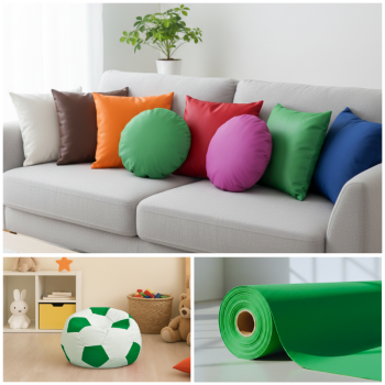 Metráž ekokůže limetková EMI